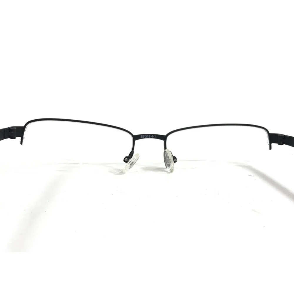 Chesterfield Eyeglasses Frames CH863 0003 Black Rectangle Half Rim 55-18-145